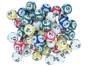 5-Color 6-Number Bingo Ball Set 