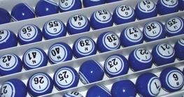 Blue Double Number Bingo Ball Set Double, Number, Bingo, Ball, Set,