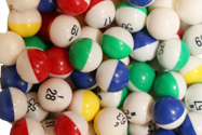 Replacement Ball for Mini Bingo Cage Bingo balls, balls, colored