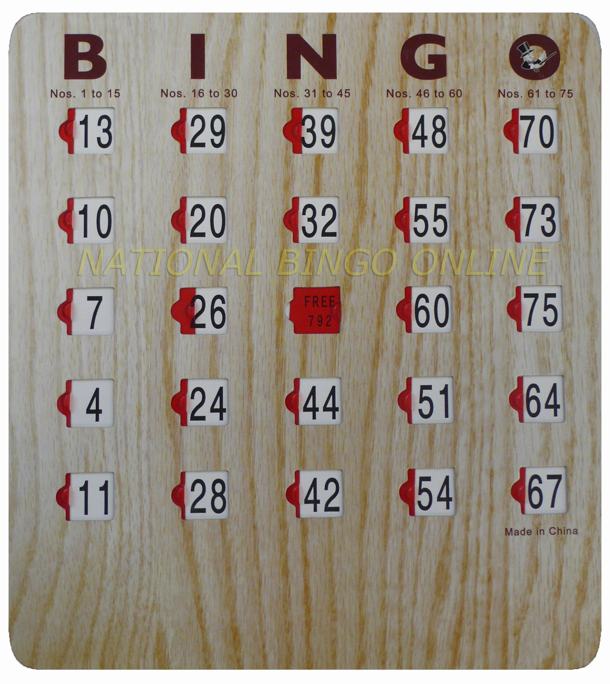 100 Pack Heavyweight Finger-tip Bingo Cards Finge,Tip,  Bingo, Cards, shutter,